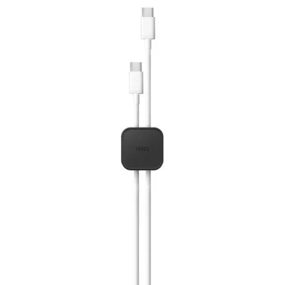 Uniq Pod Adhesive Cable Organizers 8-In-1 Pack - Charcoal (Dark Grey)